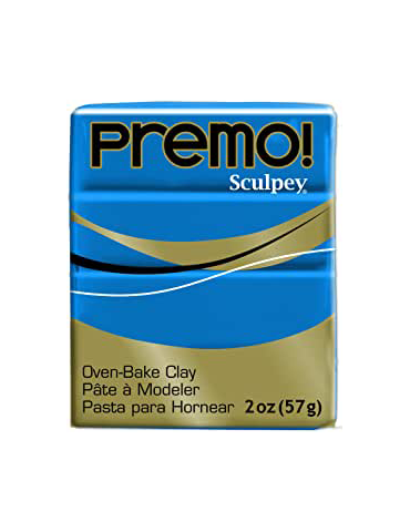 Sculpey Premo pâte polymère "COBALT BLUE HUE"( bleu cobalt)