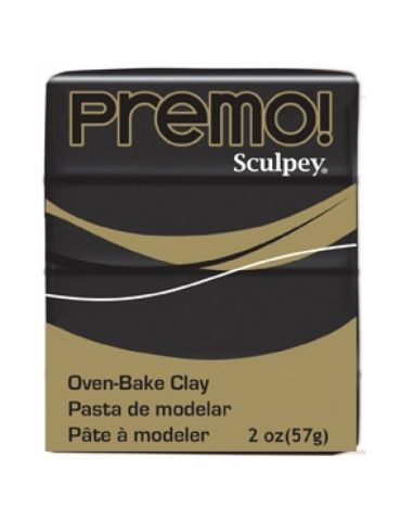 Sculpey Premo "BLACK"(noir) pain 56g