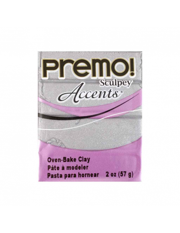 Premo ACCENTS pâte polymère "Silver"