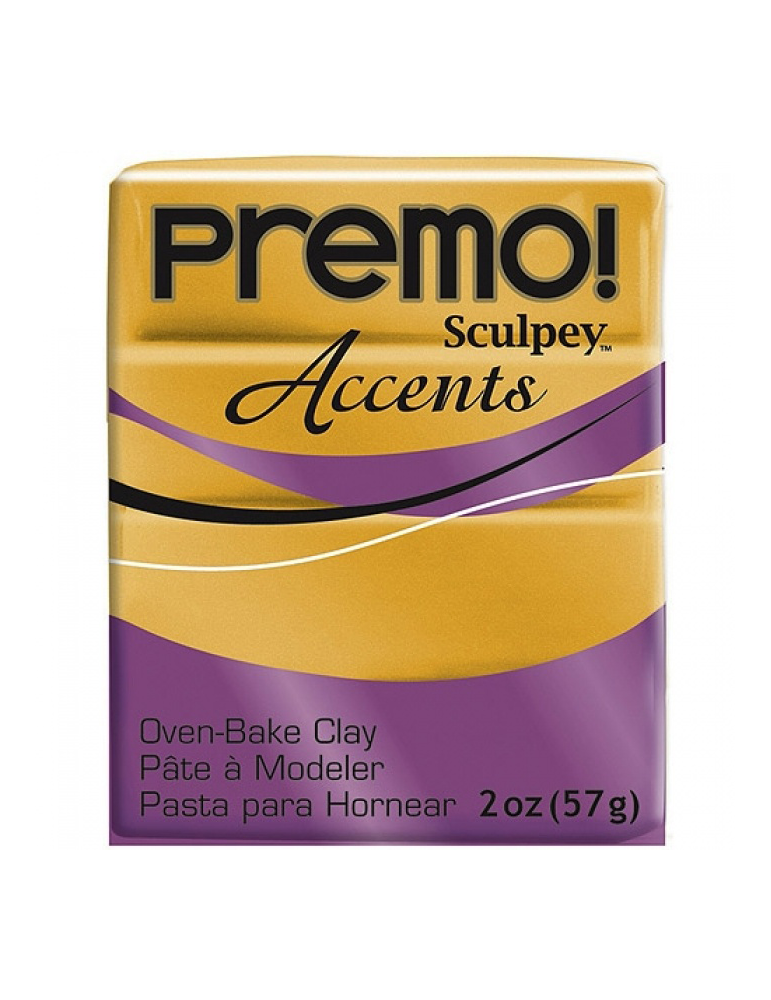 Premo ACCENTS pâte polymère"18k Gold"