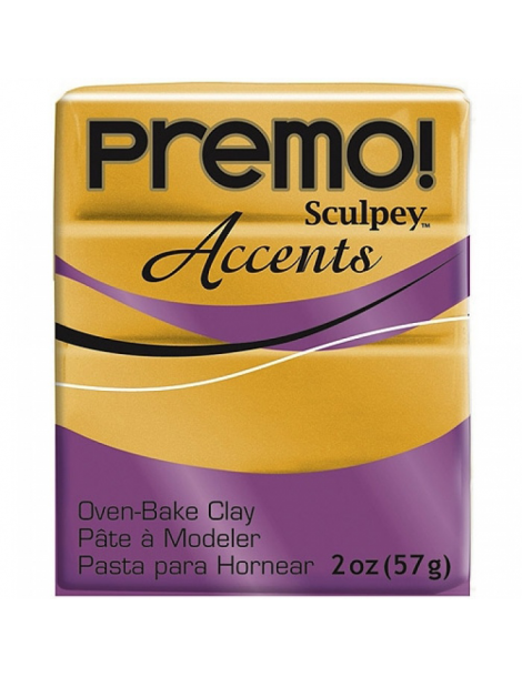 Premo ACCENTS pâte polymère"18k Gold"