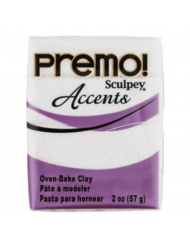 Premo ACCENTS "Frost White Glitter"