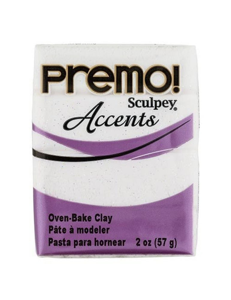 Premo ACCENTS "Frost White Glitter"