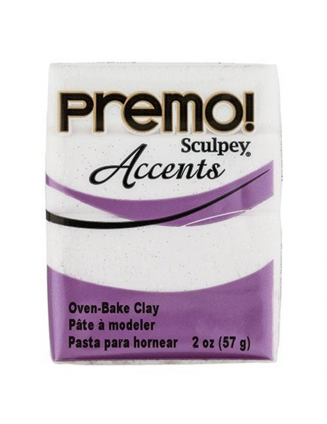 Premo ACCENTS "Frost White Glitter"