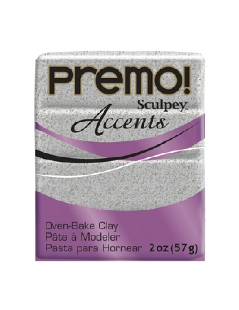 Premo ACCENTS pâte polymère "Gray Granite"
