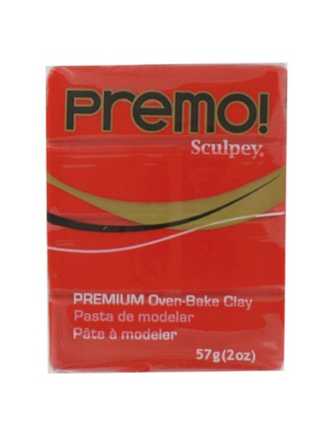 Sculpey Premo  pâte polymère "Cadmium Red hue"