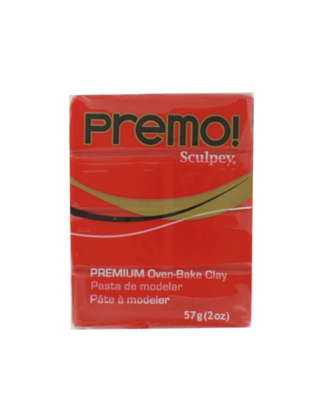 Sculpey Premo  pâte polymère "Cadmium Red hue"