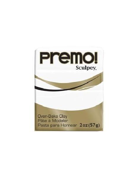 Sculpey Premo pâte polymère "WHITE"(blanc)