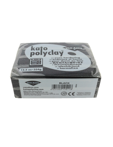 Pâte Kato Polyclay 354g "Noir"