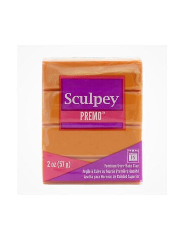 Sculpey Premo  pâte polymère "Orange brulée"