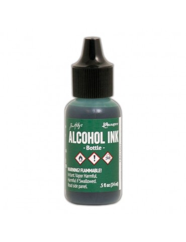 Encre à alcool Transparente ADIRONDACK "Vert Bouteille"