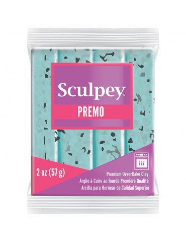 Sculpey Premo  pâte polymère "TURQUOISE GRANITE"