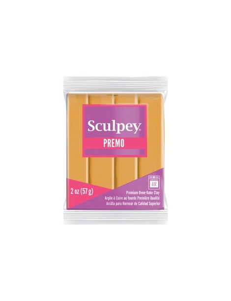 Sculpey Premo  pâte polymère "JAUNE MOUTARDE"