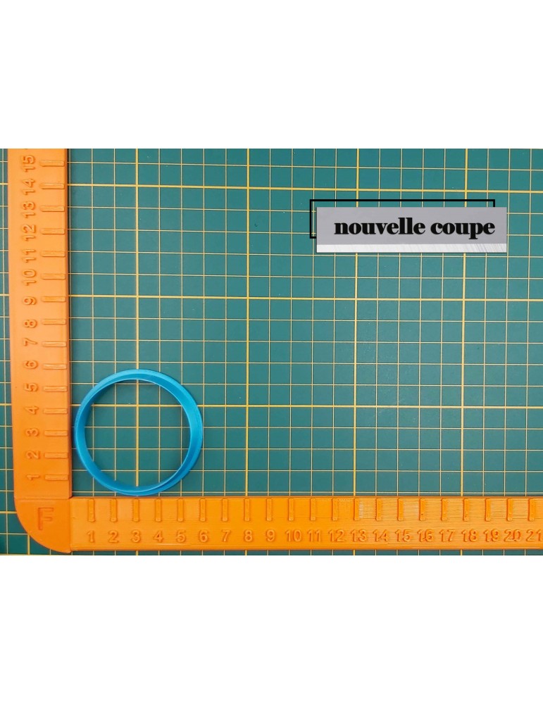 Emporte pièce 3D "ROND" pour pate polymère
