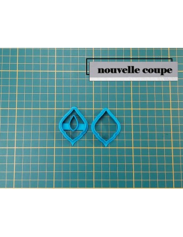 Emporte pièce 3D BO "ORIENT N°1" pour pâte polymère