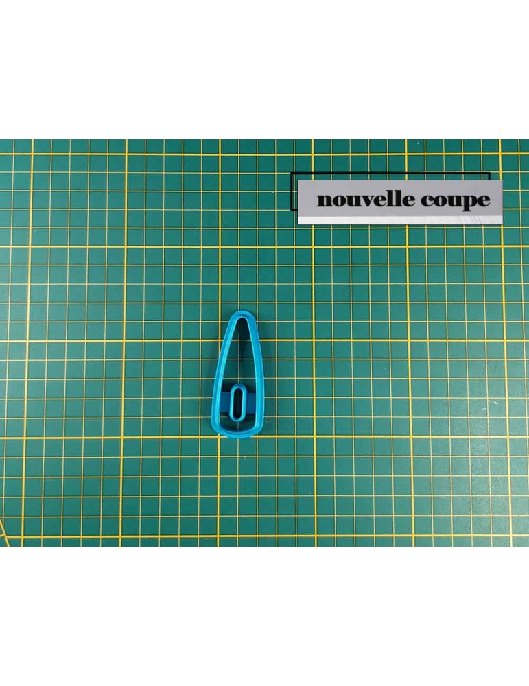 Emporte pièce 3D pour pâte polymère Boucle d oreille"EP092"