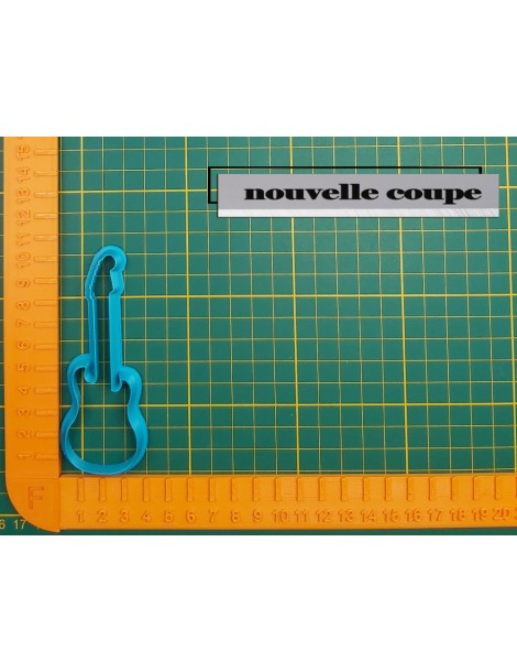 Emporte pièce 3D Pour pâte polymère"GUITARE ELECTRIQUE"| FUNNYPAT