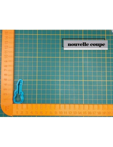 Emporte pièce 3D Pour pâte polymère"GUITARE ELECTRIQUE"| FUNNYPAT