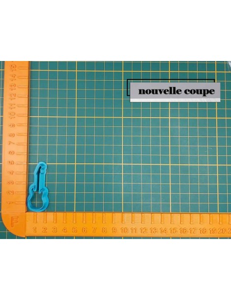 Emporte pièce 3D Pour pâte polymère"GUITARE ELECTRIQUE"| FUNNYPAT