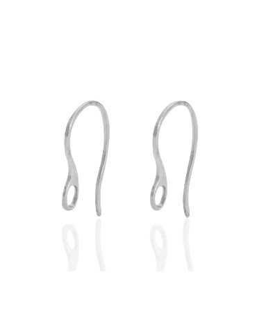 Boucles d'oreilles en acier Inox avec anneau Argenté