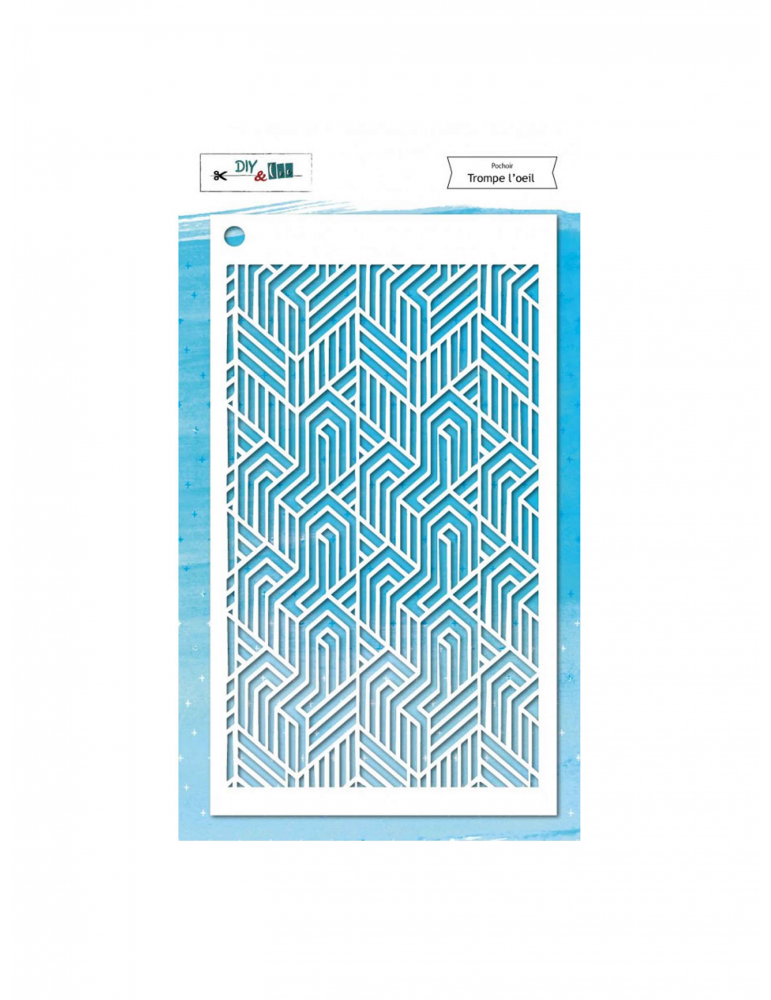 DIY and Cie  Pochoir : Trompe l'oeil