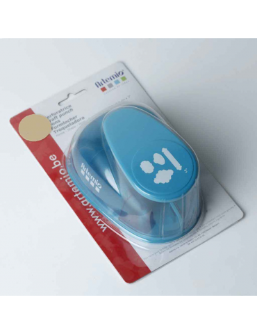 Artemio Jumbo 4 étiquettes séparées Perforatrice à Levier
