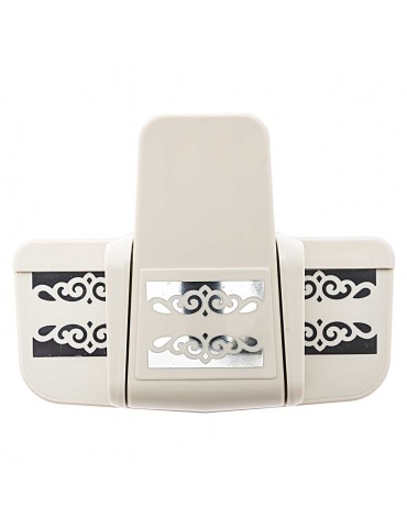 Rico design perforatrice de grande bordure "Fioriture" de la gamme "Paper poetry"