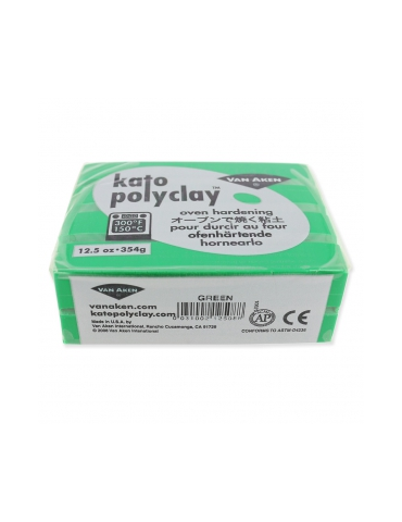 Pâte Kato Polyclay 354g "Vert"