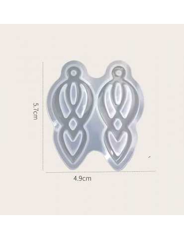 Moule en silicone pour Boucle d'oreille N°24