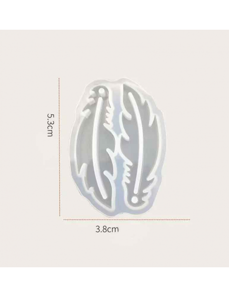 Moule en silicone pour Boucle d'oreille "Plumes"