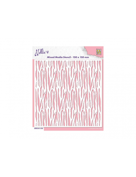 Nellie's Choice Mixed Media pochoir "Zèbre"