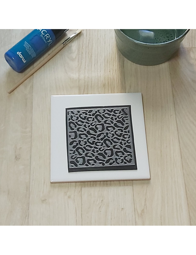 Pochoir 3D Haute Précision "Leopard"