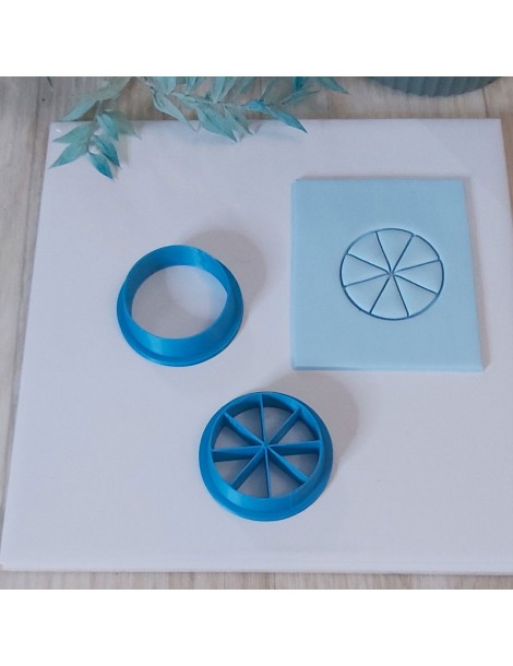 Emporte-pièce 8 Huitième pour Pâte Polymère | Funnypat