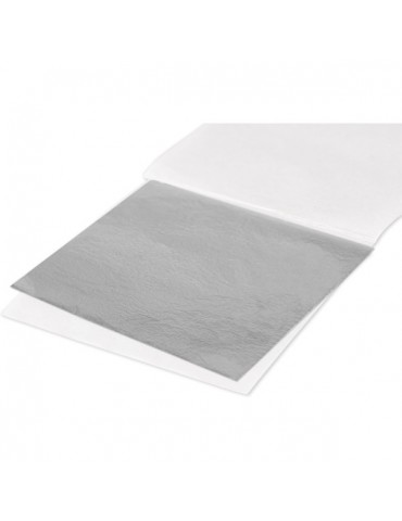 Pack 10 Feuilles Métallisées Cernit argentées- Éclat & Effets Précieux pour Polymère
