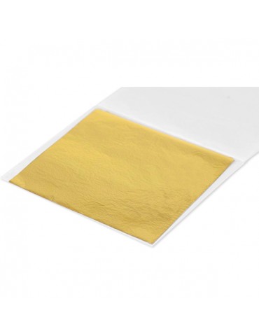 Pack 10 Feuilles Métallisées Cernit Dorées - Éclat & Effets Précieux pour Polymère