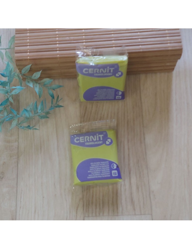 Pâte Cernit Translucide Mirabelle - 56g - Finition Transparente Haute Qualité