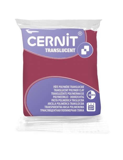 Pâte Cernit Translucide Grenade - 56g - Finition Transparente Haute Qualité