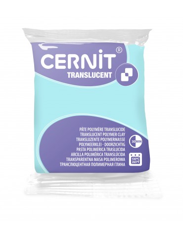 Pâte Cernit Translucide Jade - 56g - Finition Transparente Haute Qualité