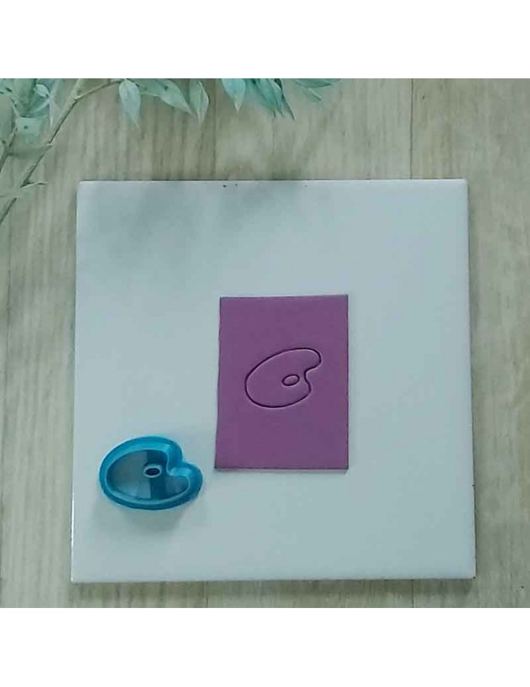 Emporte-pièce 3D pour Pâte Polymère n°94 "Palette" | Funnypat