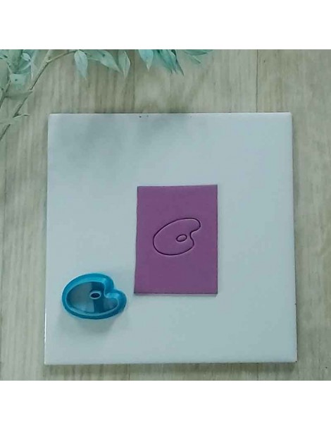 Emporte-pièce 3D pour Pâte Polymère n°94 "Palette" | Funnypat