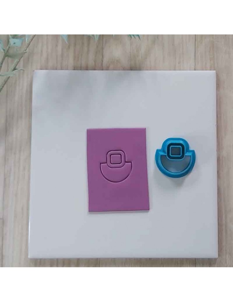 Emporte-pièce 3D pour Pâte Polymère "n°95" | Funnypat pour la confection de boucle d 'oreille.