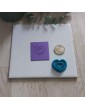 Emporte-pièce 3D pour pâte polymère "Double Coeur" n°101|Funnypat