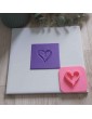 Tampon 3D pour pâte polymère "Coeur"|Funnypat